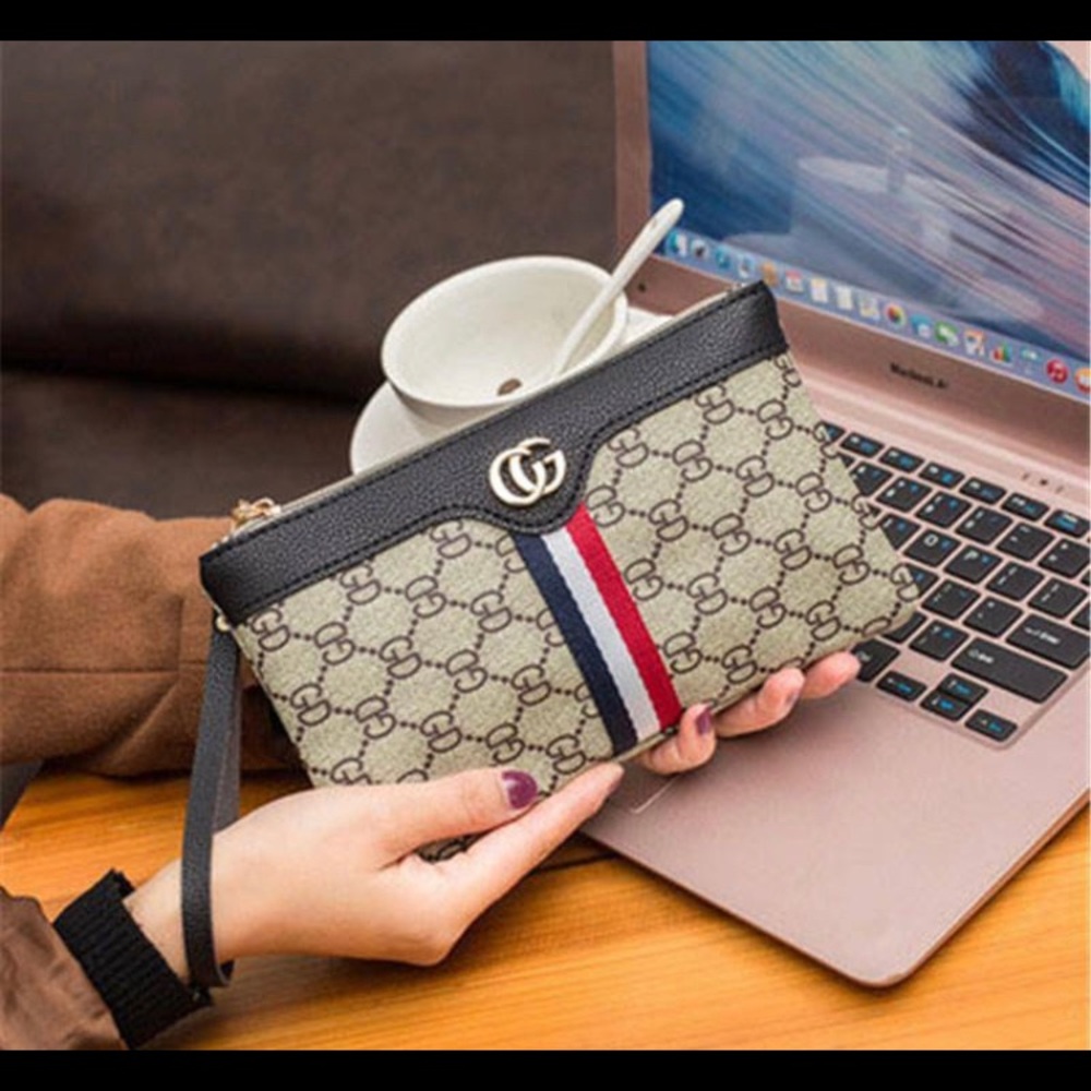 Wristlet stylish and chic Grey